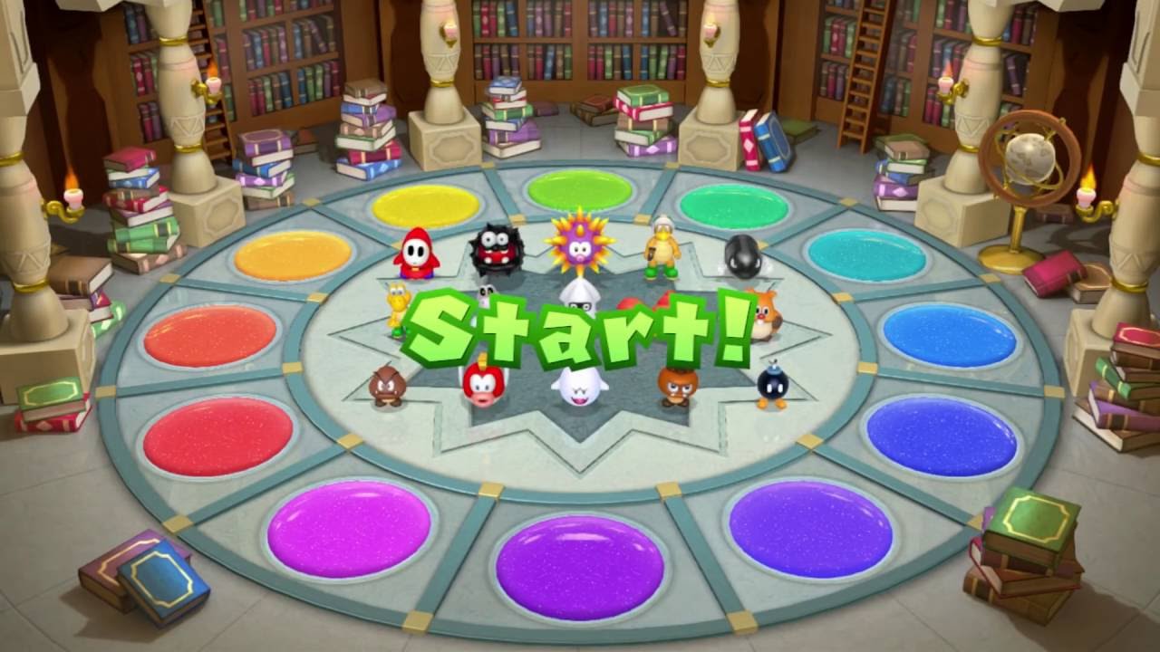 Mario party 9 minigames tie